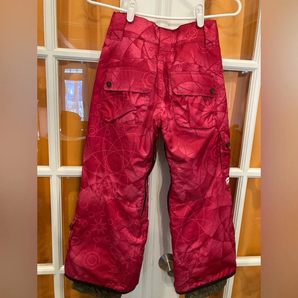 Orage dark pink snow board or ski pants, size 7 kids, GUC - Picture 2 of 15